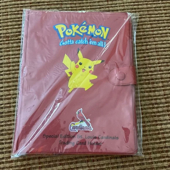 Other | Pokmon Trading Card Holder New In Plastic Special Edition Cardinals  | Poshmark